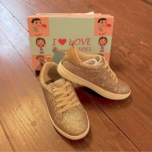 Gold Sparkly Sneakers